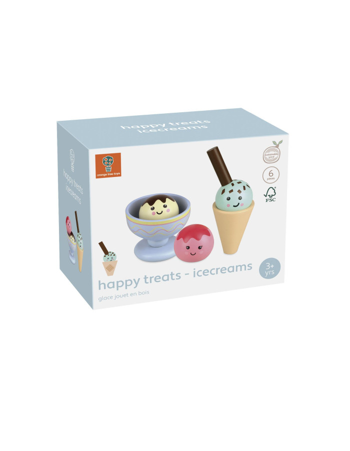 Ξύλινα Παγωτά Happy Treats Orange Tree Toys (FSC®) | 60-29614