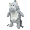 Λούτρινο Σακίδιο Πλάτης Hippo 42cm - CUTE | 65-5111 Λούτρινο Σακίδιο Πλάτης Hippo 42cm - CUTE | 65-5111