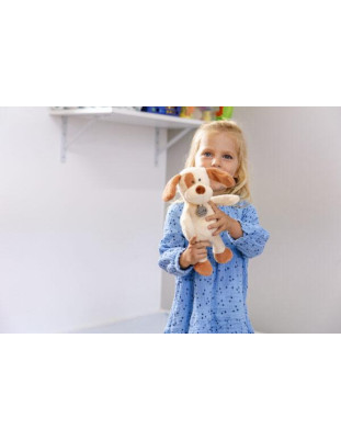 Λούτρινος Σκύλος Custard Organic Cotton Blend 18cm - CUTE | 65-5164