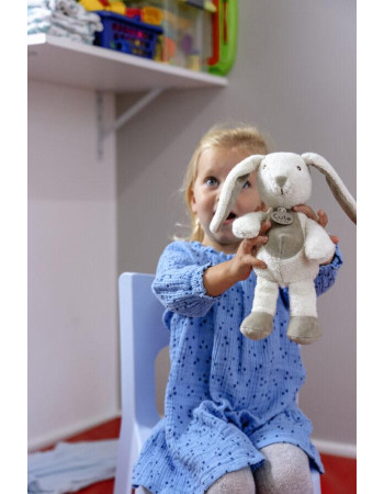 Λούτρινο Εκρού Κουνελάκι Organic Cotton Blend 18cm - CUTE | 65-5165