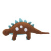 Λούτρινος Μικρός Καφέ Δεινόσαυρος Ethan 37x10cm - CUTE | 65-5547