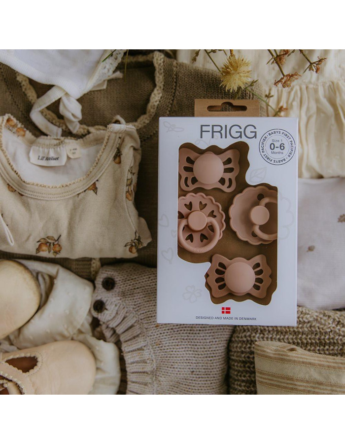 Σετ 4 Πιπίλες FRIGG - Floral Heart Blush 0-6 Μηνών | 67-101483 Σετ 4 Πιπίλες FRIGG - Floral Heart Blush 0-6 Μηνών | 67-101483