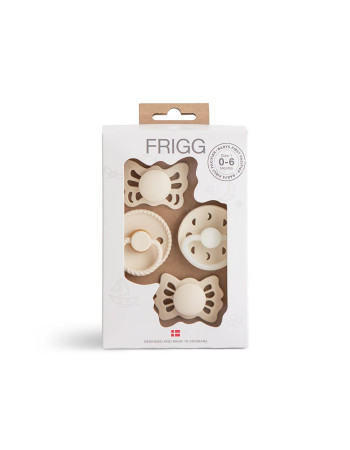 Σετ 4 Πιπίλες FRIGG - Moonlight Sailing Cream 0-6 Μηνών | 67-101486