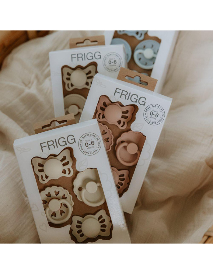 Σετ 4 Πιπίλες FRIGG - Moonlight Sailing Cream 0-6 Μηνών | 67-101486