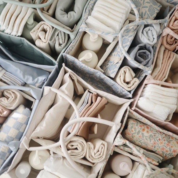 Καλάθι Αλλαγής Πάνας με Χερούλια - Blush - Mushie | 66-102181