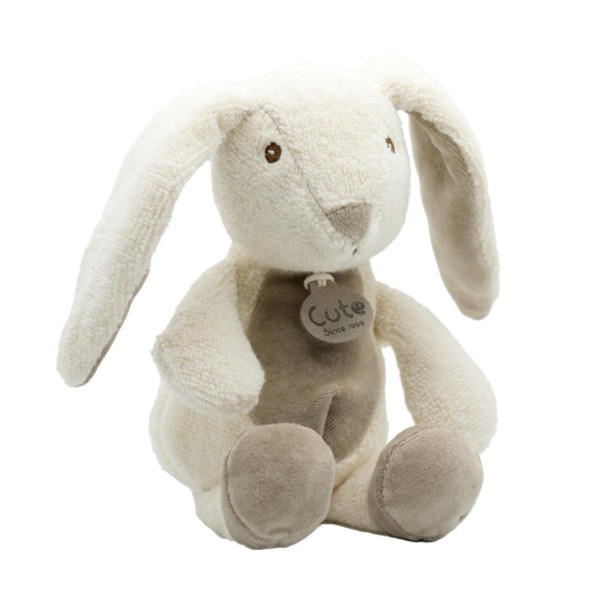 Λούτρινο Εκρού Κουνελάκι Organic Cotton Blend 18cm - CUTE | 65-5165