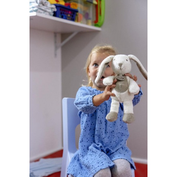 Λούτρινο Εκρού Κουνελάκι Organic Cotton Blend 18cm - CUTE | 65-5165