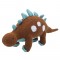 Λούτρινος Μικρός Καφέ Δεινόσαυρος Ethan 37x10cm - CUTE | 65-5547