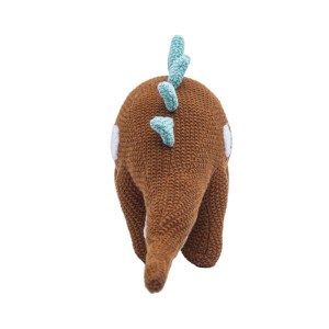 Λούτρινος Μικρός Καφέ Δεινόσαυρος Ethan 37x10cm - CUTE | 65-5547