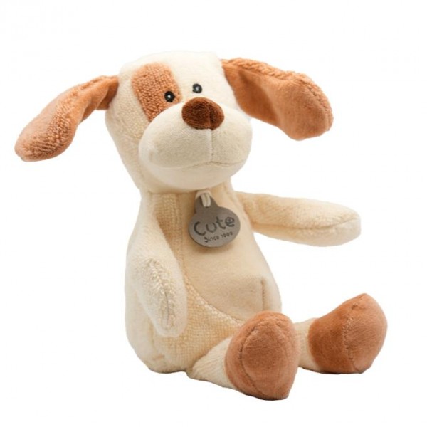 Λούτρινος Σκύλος Custard Organic Cotton Blend 18cm - CUTE | 65-5164