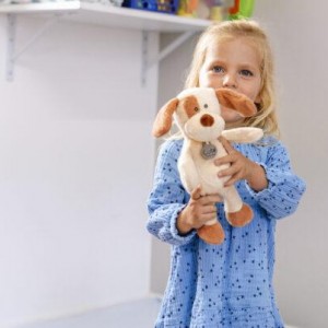 Λούτρινος Σκύλος Custard Organic Cotton Blend 18cm - CUTE | 65-5164