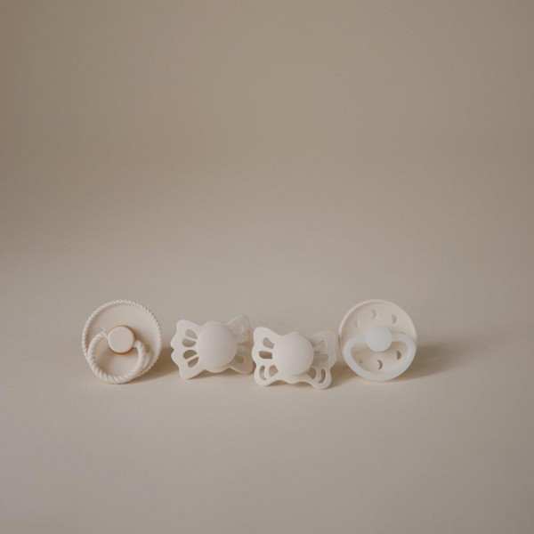 Σετ 4 Πιπίλες FRIGG - Moonlight Sailing Cream 0-6 Μηνών | 67-101486