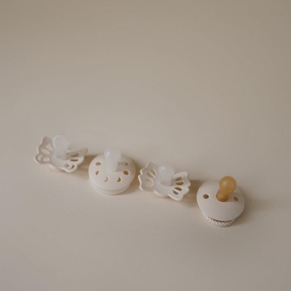 Σετ 4 Πιπίλες FRIGG - Moonlight Sailing Cream 0-6 Μηνών | 67-101486