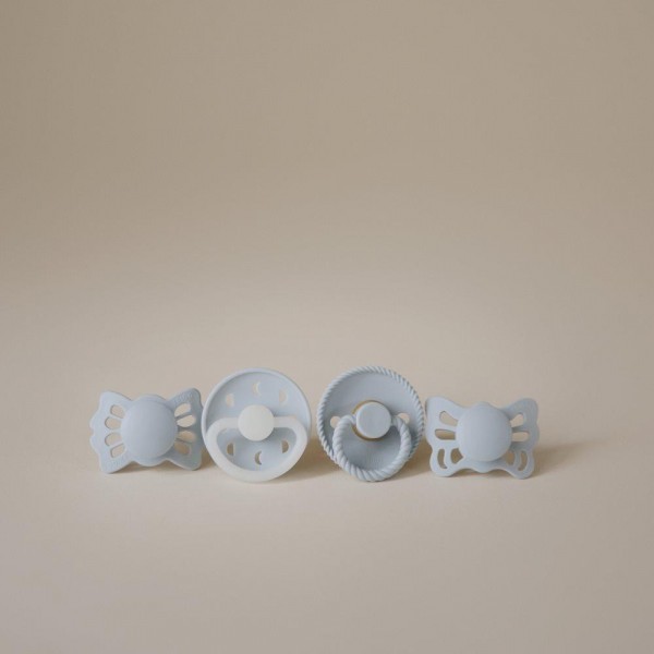 Σετ 4 Πιπίλες FRIGG - Moonlight Sailing Powder Blue 0-6 Μηνών | 67-101485