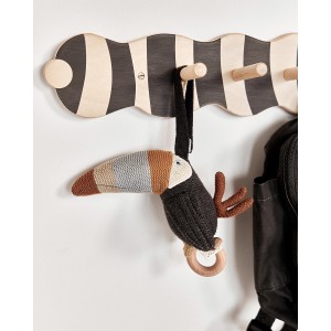 Ξύλινη Κρεμάστρα Κάμπια Larva - ΟΥΟΥ | 53-107576