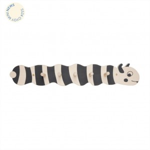 Ξύλινη Κρεμάστρα Κάμπια Larva - ΟΥΟΥ | 53-107576