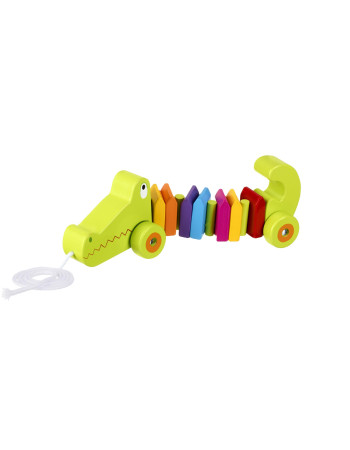 Κροκοδειλάκος Pull Along Animals Orange Tree Toys | 60-09352