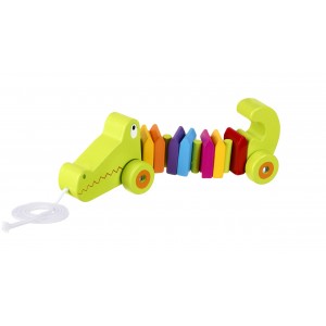 Κροκοδειλάκος Pull Along Animals Orange Tree Toys | 60-09352