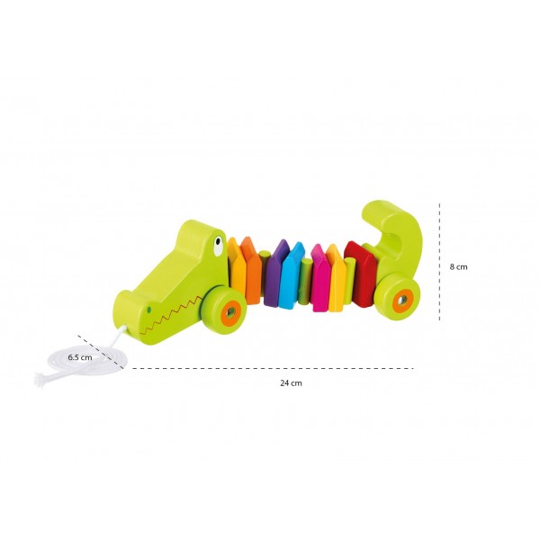 Κροκόδειλος Παιχνίδι Ώθησης Orange Tree Toys | 60-09352