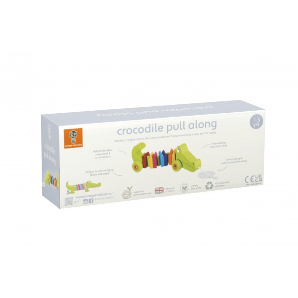 Κροκόδειλος Παιχνίδι Ώθησης Orange Tree Toys | 60-09352
