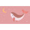 Πετσέτα Θαλάσσης 160x90cm Pink Whale - Monnëka | 61-93518