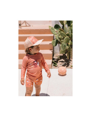 Tutete Kids Swimwear Orange Swim Shorts Tutete Kids Swimwear Orange Swim Shorts