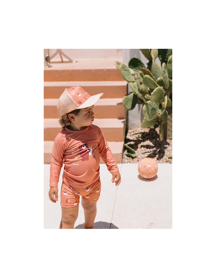 Tutete Kids Swimwear Orange Swim Shorts