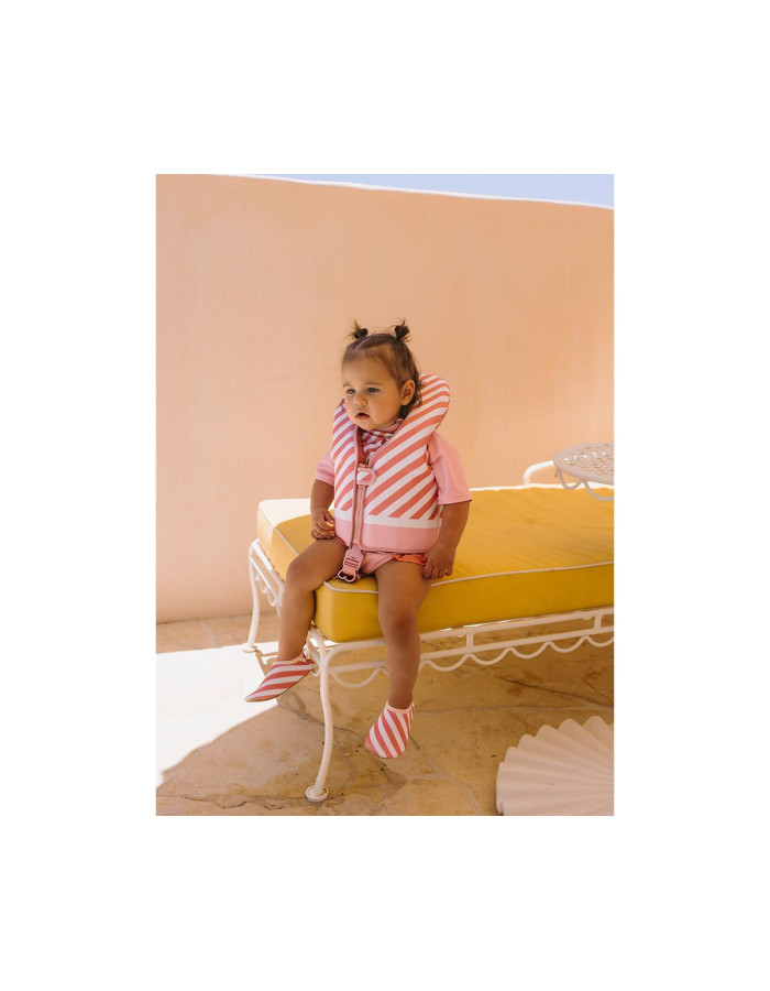 Γιλέκο Προστασίας Stripes Bloom&Blush 1-2 Ετών - Monnëka | 61-98462/1