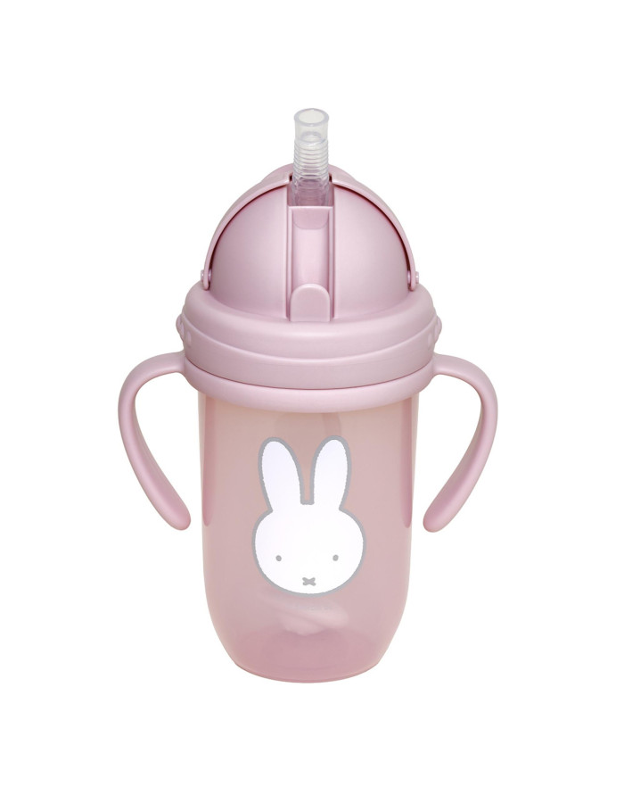 Παγούρι με Χερούλια και Καλαμάκι 260ml Miffy Pink KOKO | 69-24695