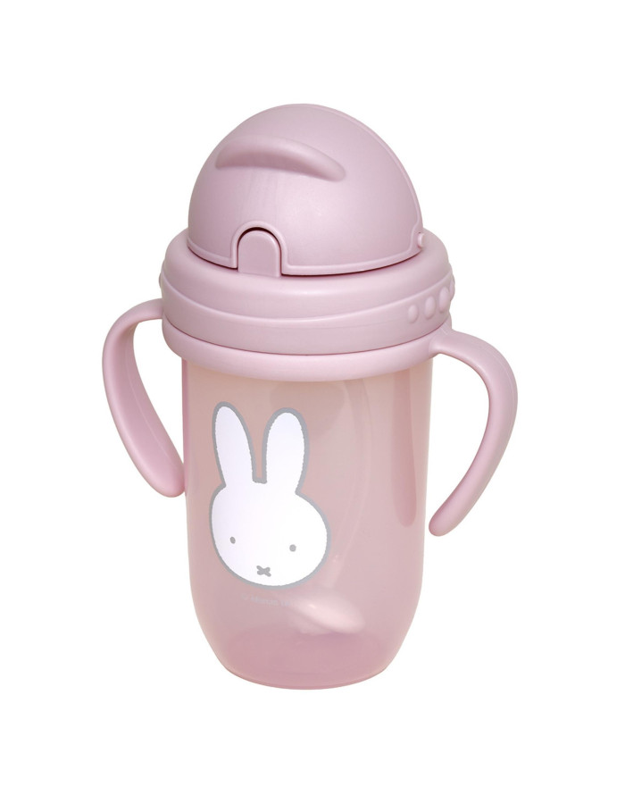 Παγούρι με Χερούλια και Καλαμάκι 260ml Miffy Pink KOKO | 69-24695