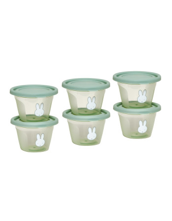 Σετ 6 Φαγητοδοχείων 120ml Miffy Green KOKO | 69-24704