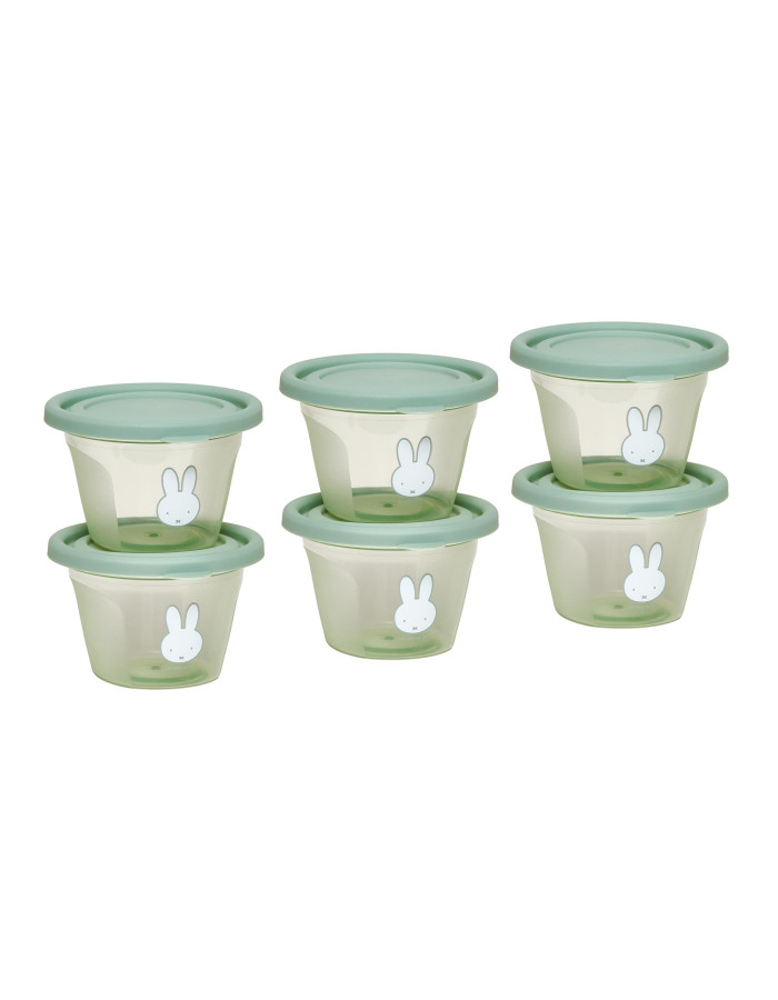 Σετ 6 Φαγητοδοχείων 120ml Miffy Green KOKO | 69-24704