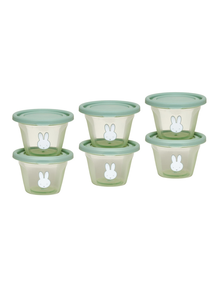 Σετ 6 Φαγητοδοχείων 120ml Miffy Green KOKO | 69-24704