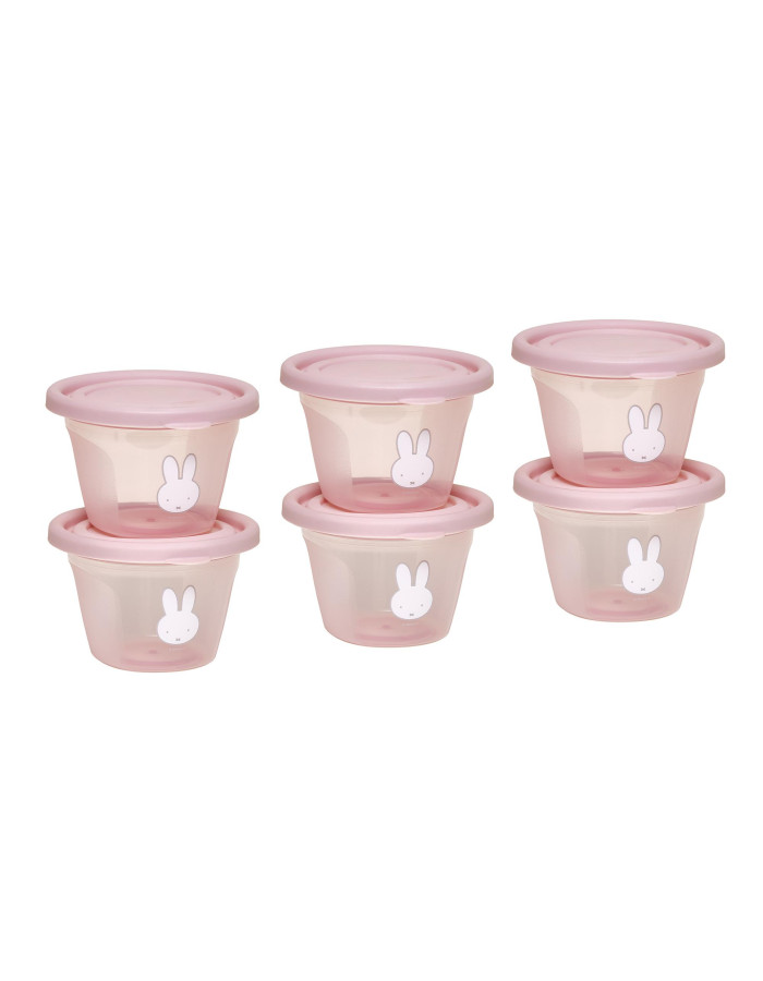 Σετ 6 Φαγητοδοχείων 120ml Miffy Pink KOKO | 69-24707