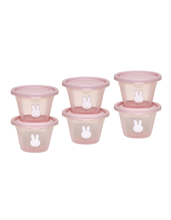 Σετ 6 Φαγητοδοχείων 120ml Miffy Pink KOKO | 69-24707