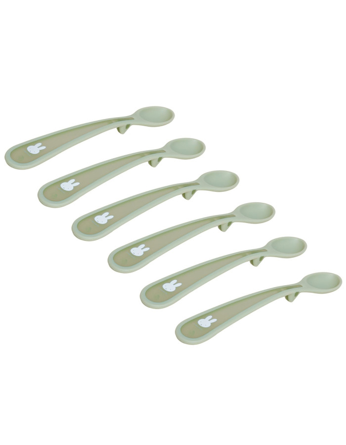 Σετ 6 Κουταλάκια 17cm με Μαλακή Λαβή Miffy Green KOKO | 69-24710