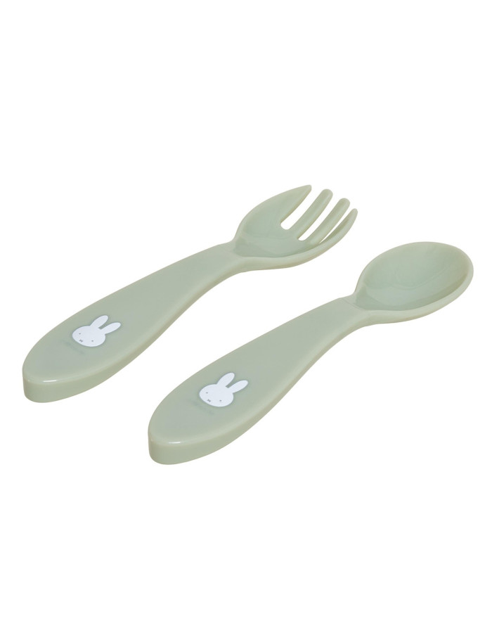 Σετ Κουταλάκι και Πηρούνι 16 cm Miffy Green KOKO | 69-24716