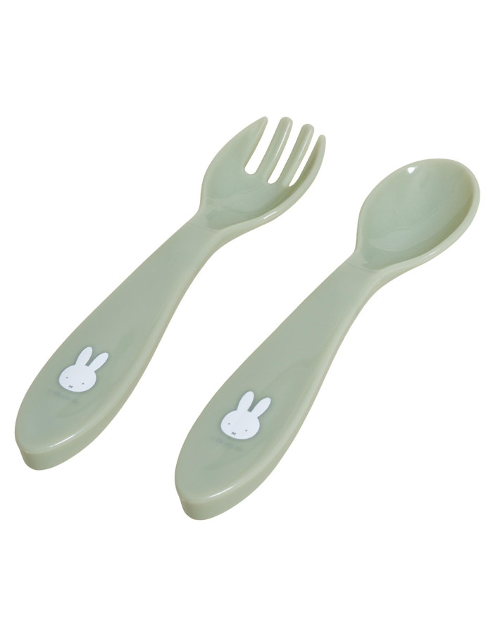 Σετ Κουταλάκι και Πηρούνι 16 cm Miffy Green KOKO | 69-24716