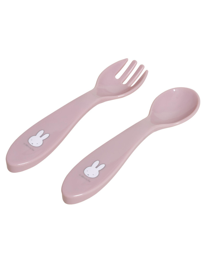 Σετ Κουταλάκι και Πηρούνι 16 cm Miffy Pink KOKO | 69-24719
