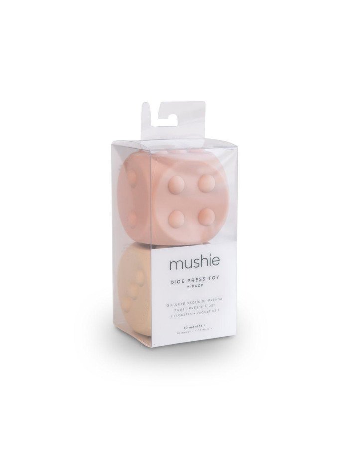 Παιχνίδι Dice Press Toy Blush/Shifting Sand Mushie | 66-100217 Παιχνίδι Dice Press Toy Blush/Shifting Sand Mushie | 66-100217