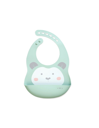 Σαλιάρα Σιλικόνης Sweet & Fun Mint | Saro