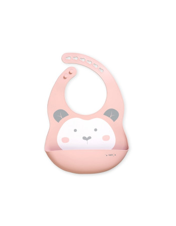 Σαλιάρα Σιλικόνης Sweet & Fun Pink | Saro