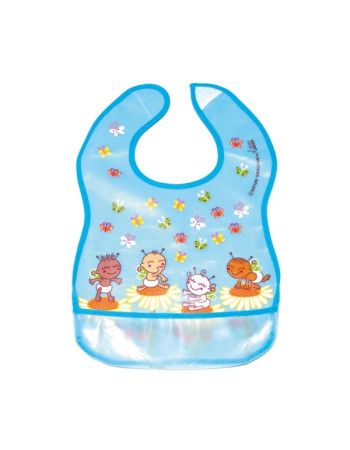 Αδιάβροχη Σαλιάρα Butterflies με Θήκη | Laken Junior