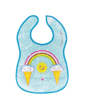 Αδιάβροχη Σαλιάρα με Θήκη Sweet Summer | Laken Junior