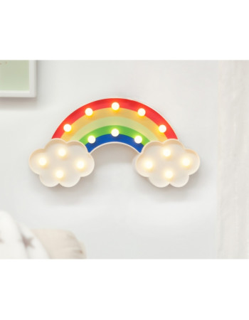 Φωτιστικό Τοίχου Led Ουράνιο Τόξο 30x18cm | Kiokids Φωτιστικό Τοίχου Led Ουράνιο Τόξο 30x18cm | Kiokids