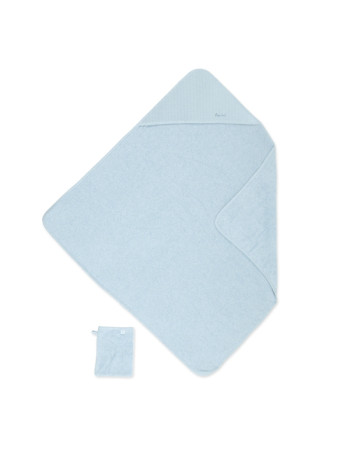 Bemini Κάπα Μπουρνούζι Cadum Blue Grey Terry Jersey | Bemini