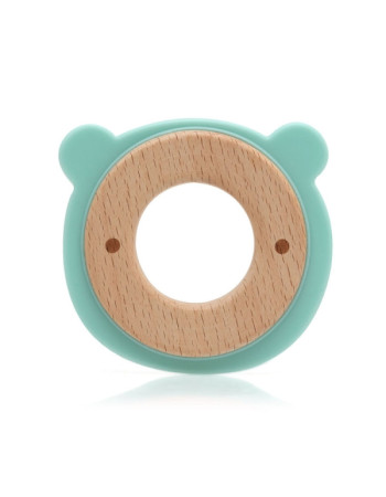 Μασητικό Σιλικόνης Ecofriendly Bear Mint 8cm | Kiokids