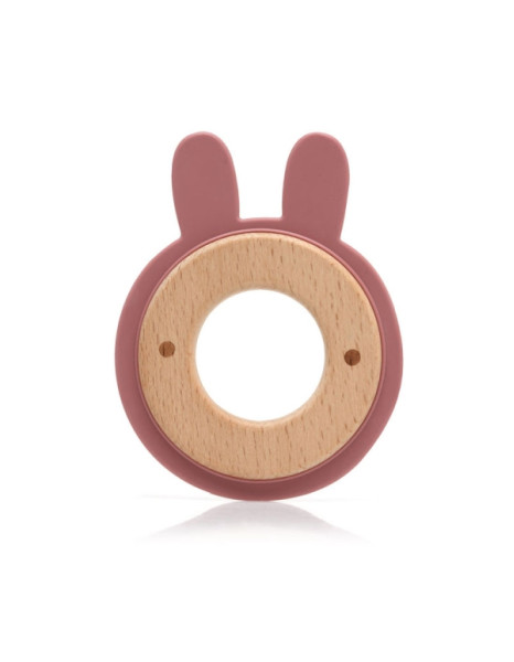 Μασητικό Σιλικόνης Ecofriendly Bunny Pink 8cm Μασητικό Σιλικόνης Ecofriendly Bunny Pink 8cm