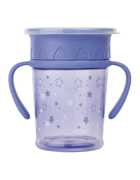 Ποτηράκι Εκπαιδευτικό Μπλε 360°- 225ml.6+Μ