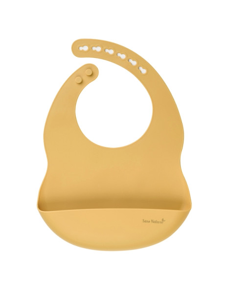 Σαλιάρα Σιλικόνης Eco Friendly Ochre